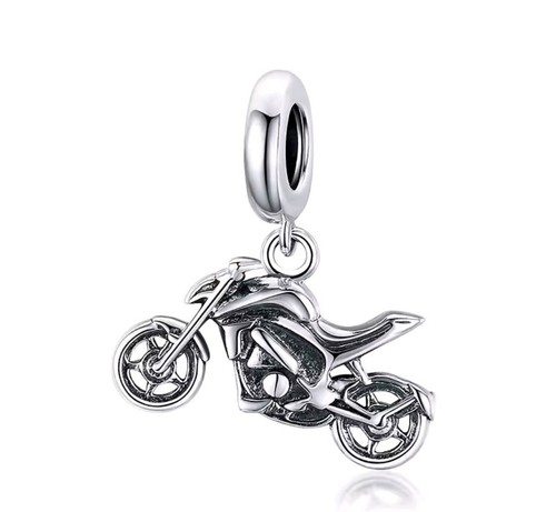 Pendentif charm moto biker - pendentif,