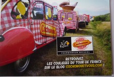 cyclisme Carte COCHONOU - Tour