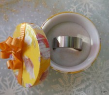 BAGUE POUR HOMME LARGE ANNEAU EN ACIER INOXYDABLE 