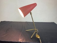 Jean Boris Lacroix (1902-1984) Lampe Cocotte Laiton & Tôle  Original France 1950