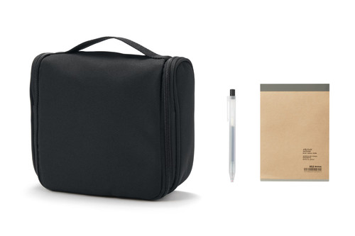 Muji japanese travel set - travel, pouch