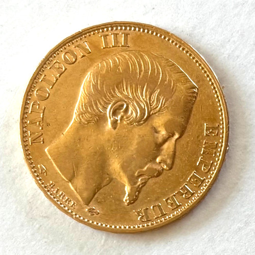 Pièce 1858 napoléon iii - pièce,
