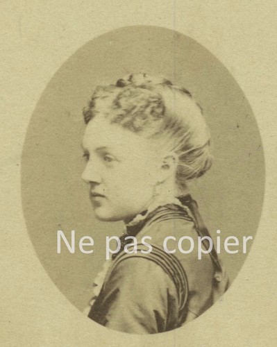 Portrait femme vers 1870 - de,