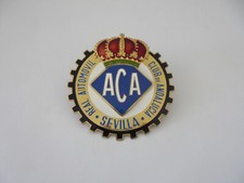 Plaque de calandre émaillée 75mm Badge Automobile Club Andalousie Seville C5