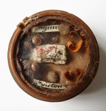 Reliquaire reliques statuette Vierge Sainte VICTOIRE 19e siècle reliquary