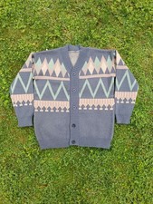 Pull cardigan tricot polaire chaud Doux rétro vintage L