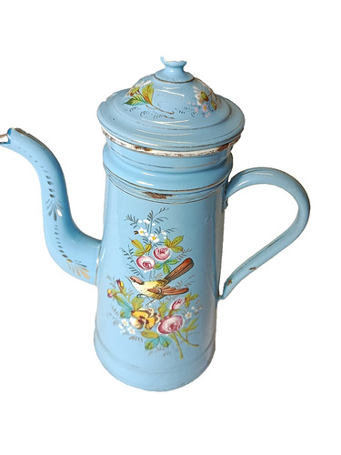 Superbe cafetiere email - cafetiere,