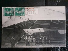 Cpa 49 ANGERS hangar démontable BESSONNEAU meeting aviation juin 1910 avion