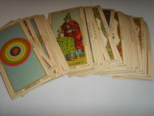 1890 très ancien tarot - 1890,