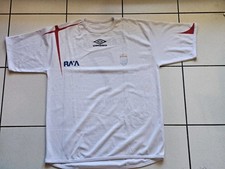 Maillot De Football Foot England Angleterre Beckham Vintage Umbro 