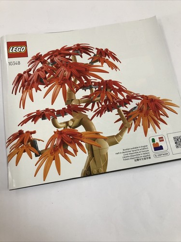 Notice lego 10348 bonsaï - lego,