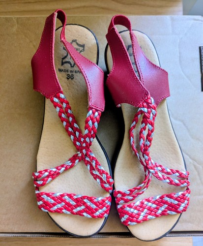 Sandales pieds cuir - nu-pieds,