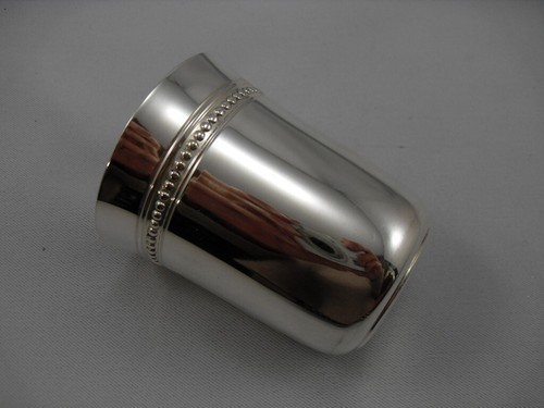 Christofle perles timbale - christofle, perles,