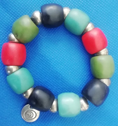 Bracelet perles céramique