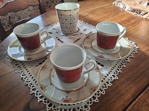 Lot tasses cafe soucoupes - 3, cafe/soucoupes