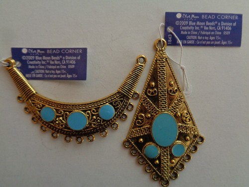 Focal enamel and antiqued - enamel,