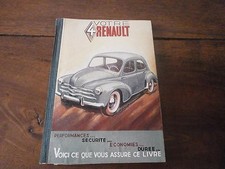 livret carnet automobile d entretien R4 1955