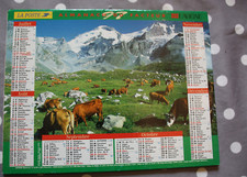 Almanach facteur,Calendrier 1997,Ideal collectionneurs,Anniversaires,Naissances