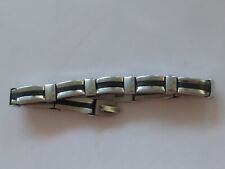 bracelet homme acier inoxydable, poinçon Ste. 40gr 21cm, la.0.9cm tbé