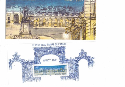 Carte commémorative timbre - carte,