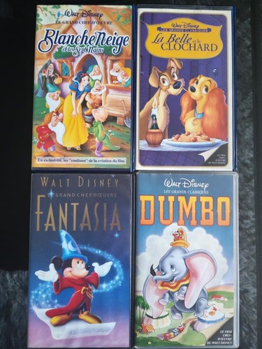 Cassettes vhs disney - vhs,