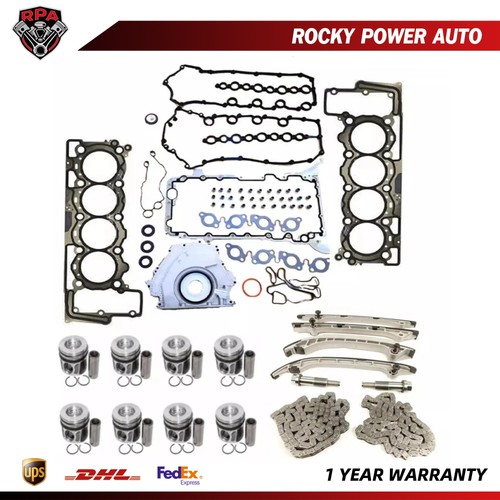 Head gasket timing chain kit - head,