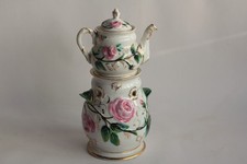 Tisanière porcelaine Roses