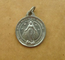 Medaille religieuse ancienne SANCTA INFANTA VIRGO MARIA 