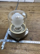 lampe d'atelier porcelaine  Globe ancien déco usine vintage loft  Bateau (n.4)