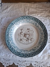 ancien PLAT creux  mouvementé décoratif  EN FAÏENCE DE HB CHOISY LE ROI