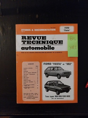 Revue technique ford fiesta - ford,