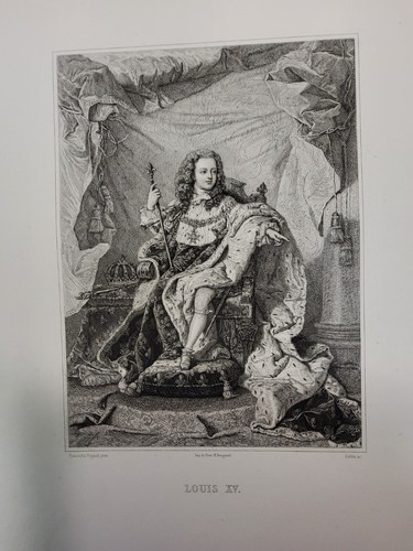 Gravure ancienne xixe louis - ancienne,