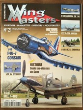 WING MASTERS N°21 - MARS 2001 - F4U-7/P-400/ HE177/CAUDRON 714