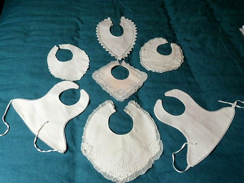 Bavoirs bébé ancien - 7,