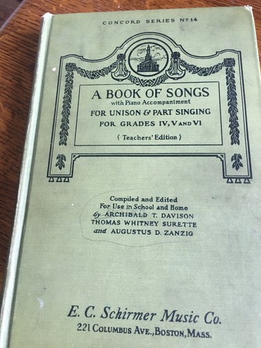 Book songs piano - book, of