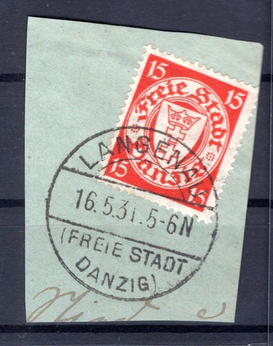 Danzig timbre oblitérateur - danzig,