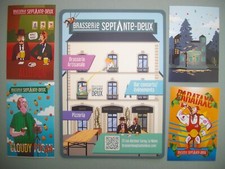 document publicitaire Brasserie "Sept ante-deux"  bière artisanal Le Mans