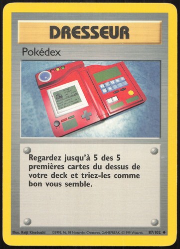 Carte pokémon pokédex 102 - pokémon, 87/102