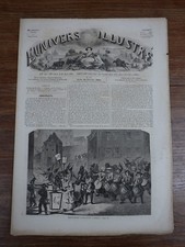L'UNIVERS ILLUSTRE 1860 Nr 93  MASCARADE ENFANT BALE TRIPOLI CARNAVAL ANVERS