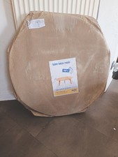 Table Basse Ronde En Teck neuf