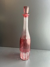 Carafe En Cristal Overlay Baccarat St Louis