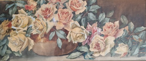 Tableau peinture fleurs - fleurs, roses