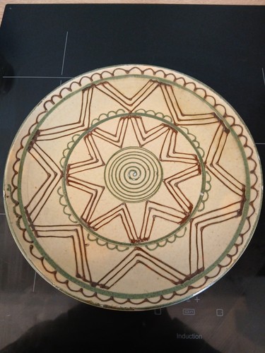 Ancien plat poterie de - en,