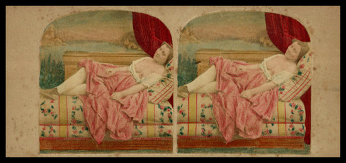 Femme nue allongée - femme, un