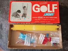 Vintage jeu de Golf GÉANT - JEP - incomplet manque 8 rails courbes