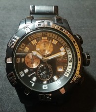 montre festina homme chrono bike noire 42 mm avec alarme