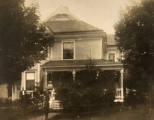 Family Pose Together Outside
