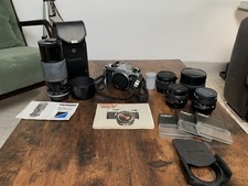 Kit Argentique Appareil Photo Pentax Me-f, Avec Objectifs Et Accessoires