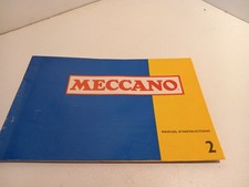 Catalogue collection manuel instruction N°2 Meccano 17 X 22 cm 10 pages