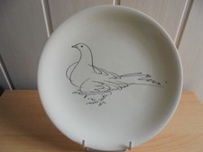 Assiette plate Salins colombe dlg Picasso